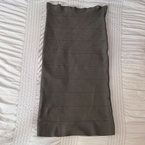 Pencil skirt, olive green, size S